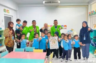 Dosen dan Mahasiswa IKTA Edukasi Anak-Anak Sekolah Indonesia Bangkok tentang Makanan Sehat melalui Permainan "Isi Piringku"