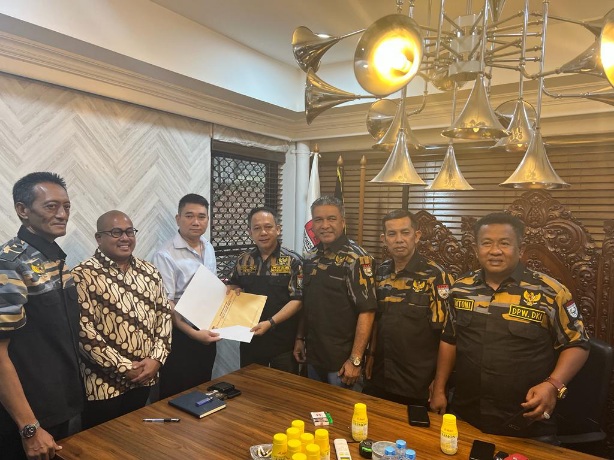 Ketua DPW PEKAT IB DKI Jakarta Fendy Helfi Dan Sekretaris Wilayah Yos Lelo Beserta Jajaran Jalin Silaturahmi Bersama DPP PEKAT IB.