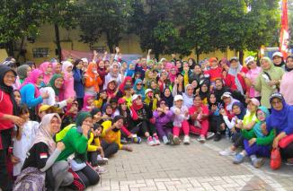 Gebyar Senam Pagi  Ceria Bersama Muslimat NU Kec Ciledug & Kormi Kota Tangerang