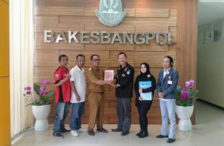 KETUA DPW PWDPI JABAR KUNJUNGI KANTOR KESBANGPOL PROVINSI JAWA BARAT
