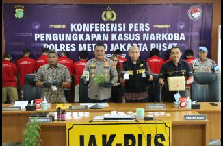 Dalam Kurun Waktu 1 Bulan, 36 Orang Pengedar Narkoba Diringkus Polres Metro Jakpus