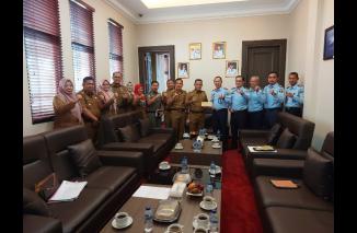 Foto Bupati Sambut Kalapas'Dukung Program Pembinaan Di Lapas Lampung Selatan