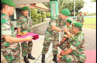Dandim 0825/Banyuwangi Beserta Anggota Sambut Kedatangan Satgaster Dari Papua