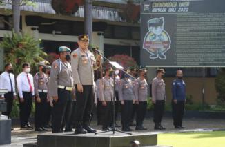 Dua Poin Arahan Kapolres Tabanan Saat Apel Pagi Jam Pimpinan