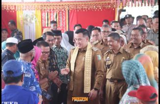 Bupati Pesawaran H. Dendi Ramadhona K,ST.M.Tr.I.P. Menghadiri Musrenbang Kecamatan di Kecamatan Way Khilau Dan Kec. Kedondong