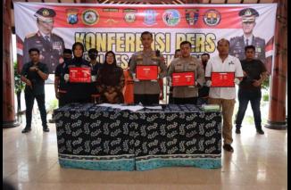 Polres Pamekasan Ungkap 9 Kasus Narkoba, 10 Terduga Pelaku Diamankan