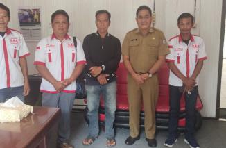 Dewan Pengurus Cabang Serikat Buruh Nasionalis Indonesia Kabupaten Murung Raya Sowan Ke Depnaker Murung Raya