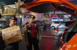 Ciptakan Situasi Kamtibmas Kondusif, Polresta Malang Kota Amankan Minuman Beralkohol