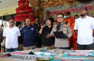 Polresta Denpasar Amankan 32 Tersangka, Sita 2 Kg Ganja dan 2 Ribu Pil Koplo di Periode Bulan Pebruari 2023
