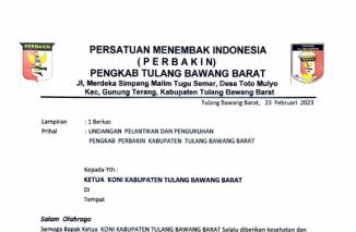 Pembentukan Pengurus Perbakin Tubaba, Diduga Syarat Kepentingan Posisi