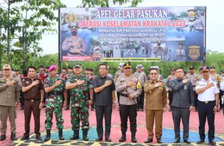 Guna Meningkatkan Tertib Berlalu Lintas Jelang Ramadhan, Polres Pesawaran Gelar Operasi Keselamatan 2023