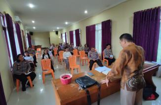 Kapolres Langkat Menggelar Giat Binrohtal Khusus Personil