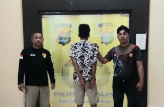 Polsek Kota Agung Tangkap Pelaku Penusukan Terhadap Teman Sendiri