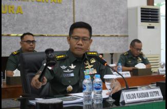 Dukung Profesionalisme dan Kesejahteraan Prajurit, Kodam XII/Tpr Gelar Rakernis Bidang Logistik TA 2023