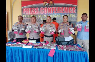 Narkotika jenis Ganja Seberat 2,6 Kg Berhasil Diungkap Polres Yapen Diatas Kapal Penumpang