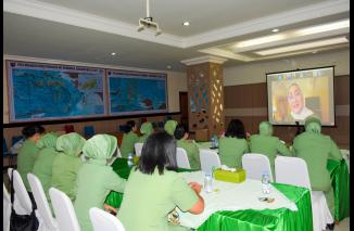 Persit KCK Daerah XVI/Pattimura Ikuti Peringatan Hari Perempuan Internasional Secara Virtual 