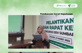 Pelantikan dan Rapat Kerja Pengurus DDV Sumbar 2023