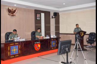Pangdam XVI/Pattimura Pimpin Rapat Rentinkon Kodam XVI/Pattimura Tahun 2024 