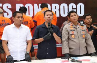 Polres Ponorogo Berhasil Amankan Komplotan Pelaku Curas Antar Provinsi