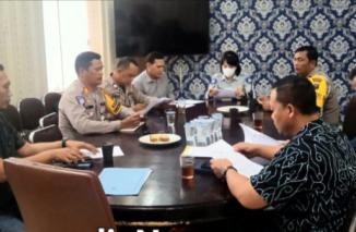 Polres Langkat Gelar Rapat Kordinasi Bahas Kesiapan Ops Ketupat Toba 2023