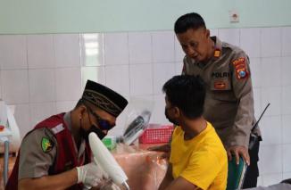 Layani Sepenuh Hati, Polres Nganjuk Gelar Program Operasi Hapus Tato Gratis