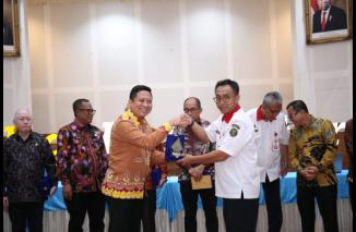 Dinas Kominfotiksan Kab. Pesawaran Melaksanakan Penandatangan Perjanjian Kerjasama Dengan Balai Sertifikat Elektronik (BSRE).