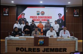 Polres Jember Berhasil Ungkap Pelaku Pembunuhan Sumberbaru, Motif Sakit Hati