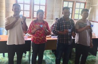 Pencabutan Nomor Calon Kepala Desa Dirung Bakung