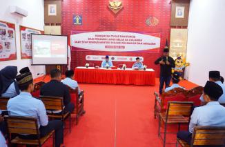 Kunjungi Lapas Kalianda,Stafsus Menteri Bidang Keamanan dan Intelijen Beri Penguatan Petugas