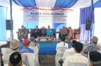 Anggota Komisi II DPR-MPR RI Zulkifli Anwar Gelar Sosialisasi 4 Pilar Kebangsaan di Desa Palas Pasemah