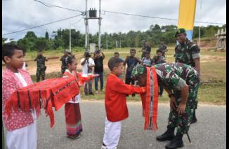 Kunjungan Kerja di Kodim 1513/SBB, Danrem berikan pesan