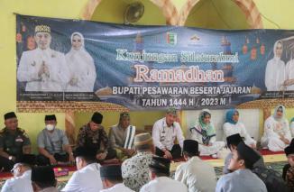 Bupati Pesawaran, H. Dendi Ramadhona S.T., M.Tr. I.P. Bersilaturahmi Dengan Masyarakat