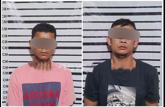Tim Reskrim Polsek Pangkalan Brandan Tangkap 2 Pelaku Pencurian Betor
