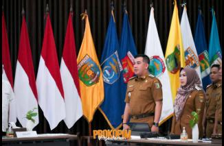 Bupati Pesawaran Hadiri Rapat Koordinasi Kesiapan Menjelang Hari Raya Idul Fitri 1444 H/2023 M Bersama Gubernur Lampung