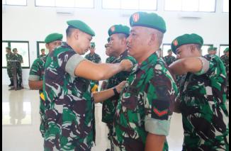 36 Personil Kodim Naik Pangkat, Ini Pesan Dandim Lamtim