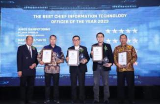 Sukses Kembangkan Inovasi Digital, Jasa Raharja Raih Tiga Penghargaan di Ajang Digitech Award 2023