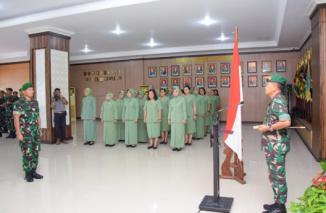Pimpin Laporan Korps Kenaikan Pangkat, ini Pesan Pangdam Pattimura 