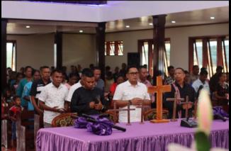 Kapolres Gelar Safari Kerohanian Dipedalaman Seram