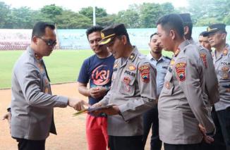 Foto Polres Jepara Siap Amankan Pertandingan Persahabatan Persijap vs PSIS di Stadion Gelora Bumi Kartini