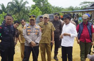 Polres Pasbar beserta Forkopimda Tinjau Pigogah Air Bangis Situasi Kondusif