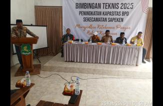 Foto Bimtek di Gedung PPAI Sapeken Berjalan Lancar, Dihadiri Muspika dan BPMD Sumenep