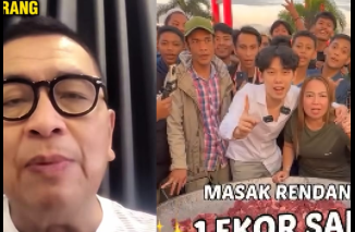 Foto Helmy Yahya tegur Willie Salim Tentang Rendang 200 kg yang Hilang: Kreativitas Harusnya Lebih Bijaksana