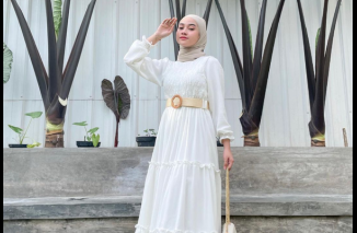 Foto 10 Model Gamis Modis untuk Remaja, Gaya Kekinian yang Membuatmu Tampil Stylish!