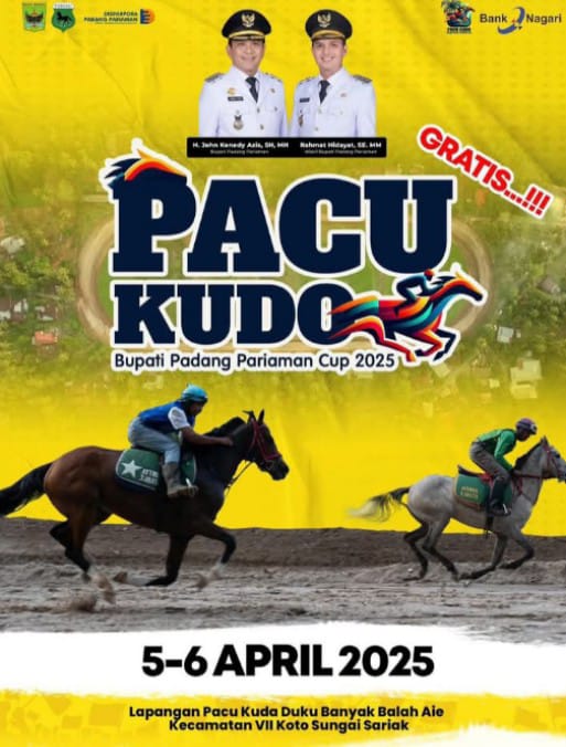 Kontroversi Ivent Pacu Kuda di Padang Pariaman, Pemkab Ditengarai Tidak Profesional