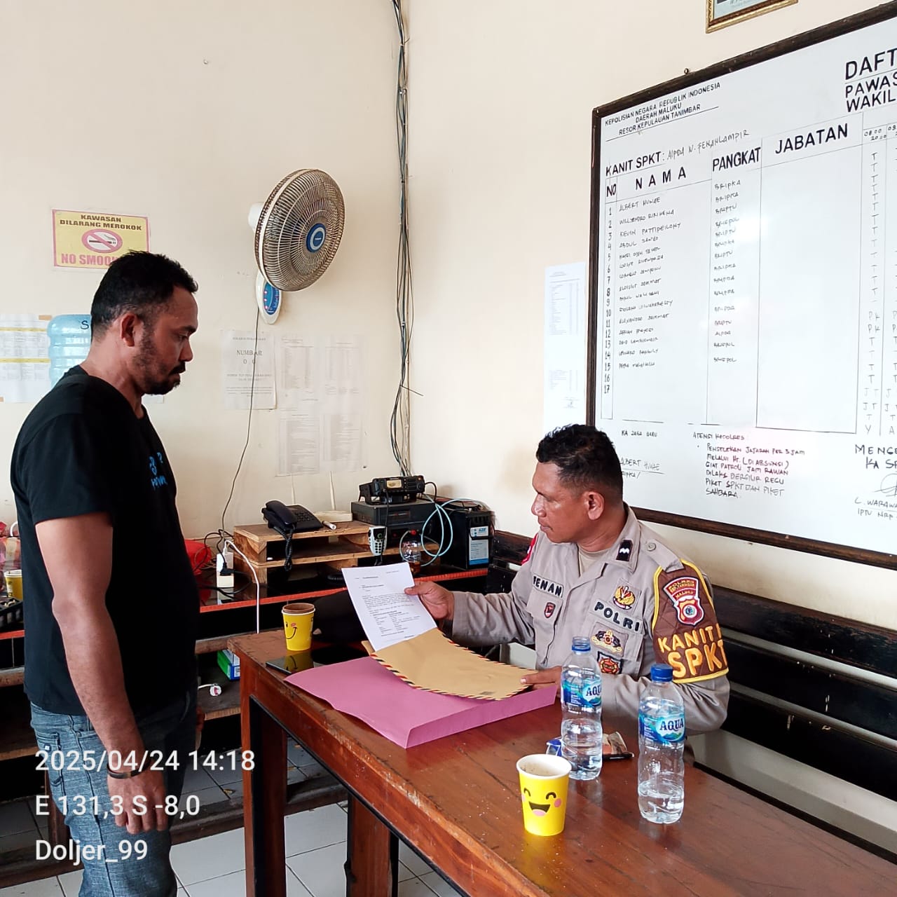 Surat Pengaduan Dilayangkan Ke Polres KKT Oleh Blasius Naryemin Terkait Dugaan Pencemaran Nama Baik/Fitna