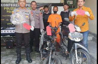 Foto Demi Spot Mancing Gacor Pria Ini Terancam 12 Tahun Penjara, Barbuk BeAT dan Supra Fit Meleleh