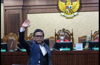Foto Saksi dalam Persidangan Bongkar Pembicaraan Wahyu Setiawan dengan Pejabat KPK di Ruang Merokok Lantai 2