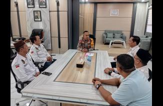 Foto Kapolres Bangka Barat Terima Kunjungan APDESI DPC Bangka Barat