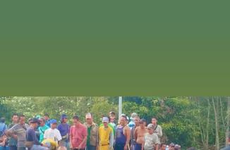 Foto Akibat Hujan Deras ,Jembatan Penghubung Desa Pangkul- Karang Jaya Ambruk, Masyarakat dan Kades Memohon Bantuan ke Pemerintah Kota dan DPRD kota Prabumulih