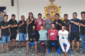 Foto Tim Patroli Tarsius Presisi Berhasil Kurang Dari 8 Jam, Menangkap Dan Mengungkap Para Pelaku Penganiayaan Dengan Senjata Tajam